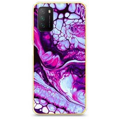 Силиконовый чехол "Розовый флюид арт" на Xiaomi Poco M3 / Сяоми Поко М3 Case Place