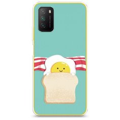 Силиконовый чехол "Съедобная кровать" на Xiaomi Poco M3 / Сяоми Поко М3 Case Place