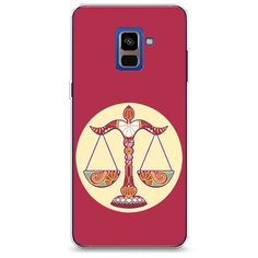 Силиконовый чехол "Весы" на Samsung Galaxy A8 2018 / Самсунг Галакси А8 2018 Case Place