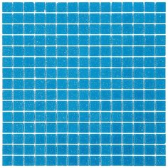 SN08 Мозаика одноцветная чип 20 стекло Alma Mono Color голубой квадрат