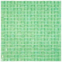 NW28 Мозаика одноцветная чип 15 стекло Alma Mono Color зеленый квадрат глянцевый