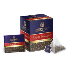 Чай черный Berton English Breakfast в пирамидках, 20 пакетов