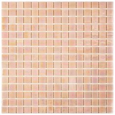 IA802 Мозаика одноцветная чип 20 стекло Alma Mono Color бежевый квадрат глянцевый перламутр