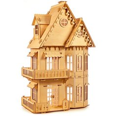 Сборная модель Теремок Кукольный домик КД-1