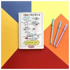 Тетрадь А5, Bruno Visconti "MURMUR COMICS" 40л. клетка