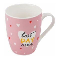 Кружка керамическая, 360 мл, Best Day Ever, PERFECTO LINEA (30-825516)