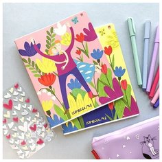 Тетради 48 листов серия "цвет настроения". Набор 5 шт. Цена за 5 штук. Альт