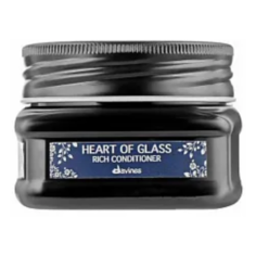 DAVINES HEART OF GLASS RICH CONDITIONER Питательный кондиционер для защиты и сияния волос TRAVEL, 90 мл
