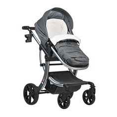 Коляска трансформер Aimile "Original. New Silver" (темно-серый) NDS-2 Farfello