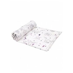 Пеленка фланелевая New2 (розовый/принт "лисички") 75х120 см 7300 361 Daisy