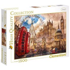 Пазл Clementoni High Quality Collection Винтажный Лондон (31807), 1500 дет.