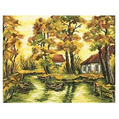 М349 Набор для вышивания RTO Осенняя палитра, 35х27 см