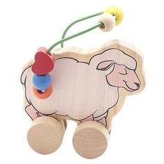 Каталка - лабиринт МДИ "Овца" (дерево) 366Д Мир деревянных игрушек