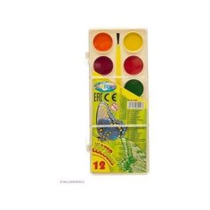 Краски акварельные CENTRUM "Zoo" (медовые, 12 цветов) 80447