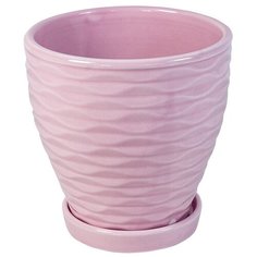 Кашпо 13,5*13 см розовое Rettal