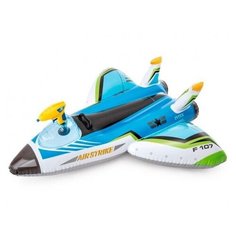 Надувной плот Intex "Самолет", 2 цвета 57536