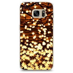 Силиконовый чехол "Новогодняя гирлянда" на Samsung Galaxy S7 edge / Самсунг Галакси С 7 Эдж Case Place