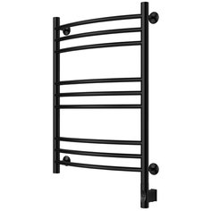 Полотенцесушитель электрический TONI ARTI Baglio 9П 30/80 СП 300Вт черный матовый AOS