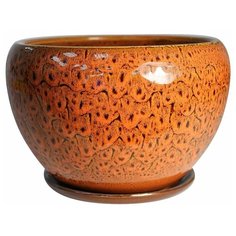 Кашпо Капли оранжевое 22*15,5 см Rettal