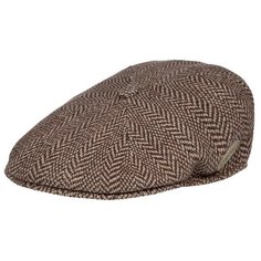 Кепка KANGOL арт. 0264KG Herringbone 504 (коричневый), размер 61