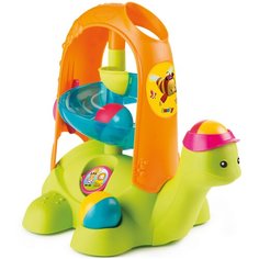 Интерактивная развивающая игрушка Smoby Черепашка с шариками, зеленый/оранжевый