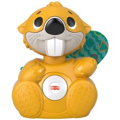 Интерактивная развивающая игрушка Fisher-Price Linkimals Веселый Бобер GXD83, желтый