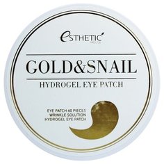 Esthetic House Hydrogel eye patch, 60шт Патчи гидрогелевые с золотом и муцином улитки
