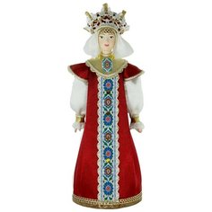 Кукла коллекционная Потешного промысла в праздничном княжеском женском костюме. Потешный промысел