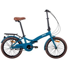 Городской велосипед BearBike Brugge 20 синий (требует финальной сборки)