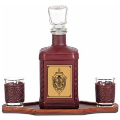 Макей Графин "ФСБ" с рюмками на подставке (500 мл)