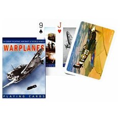 Piatnik Коллекционные игральные карты "Военные самолёты" (Piatnik, Австрия, 55 карт)