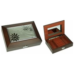 Moretto Шкатулка для украшений "Цветы со стразами" (Moretto, 18 х 13 х 5 см)