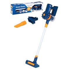 Детская Бытовая техника Пылесос, Игровой набор "Хозяйка", для ролевых игр, детская игрушка для уборки, обучающая игрушка, юной хозяйке, юному хозяину, подарки для детей, для девочек, для мальчиков, цвет синий, в/к 35х8х24 см Компания Друзей
