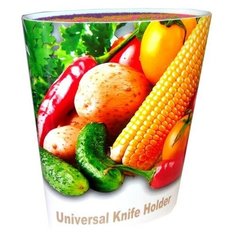 Овальная подставка для ножей Universal Knife Holder, 16х7х22 см овощи Markethot