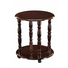 Деревянная подставка для цветов - Тм-1(3) цв. "Тёмный орех", h=555mm, d=500mm. Аква Сервис