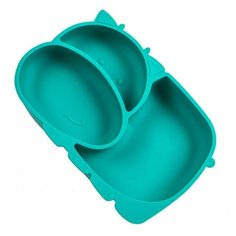 Тарелка Baby Nice Бегемотик SP21/1, бирюзовый