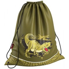 ErichKrause Мешок для обуви Dinosaurs 42514, оливковый