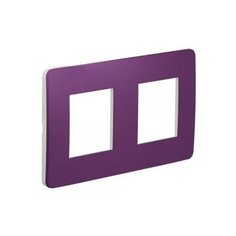 Рамка UNICA STUDIO двухпостовая лиловый/бежевый Schneider Electric