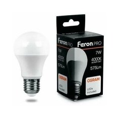 Лампа светодиодная LED 17вт Е27 дневной Feron.PRO OSRAM (LB-1017)