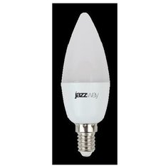 Лампа светодиодная LED 11Вт 230Вт E14 теплый матовый свеча Jazzway