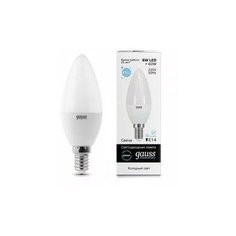 Лампа светодиодная LED 6вт Е14 дневной матовая свеча Feron.PRO OSRAM (LB-1306)
