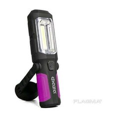 Фонарь многофункциональный ФАZА WL2-L3W/05W-mg (черно-рубин.) с магнитом и крючком 2АА (4895205022539) Jazzway