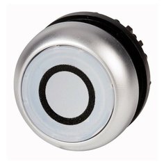 Головка кнопки подсветка без фиксации белый, M22-DL-W Eaton