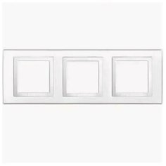 UNICA Рамка 3 поста белая Schneider Electric