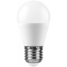 Лампа светодиодная LED 11вт Е27 белый матовый шар (LB-750) Feron