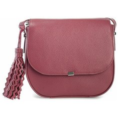 Сумка кросс-боди для женщин Afina, натуральная кожа, виноград