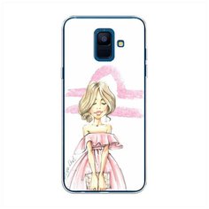 Силиконовый чехол "Весы образ" на Samsung Galaxy A6 / Самсунг Галакси А6 Case Place