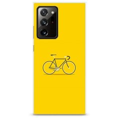 Силиконовый чехол "Хобби велосипед 1" на Samsung Galaxy Note 20 Ultra / Самсунг Галакси Ноут 20 Ультра Case Place