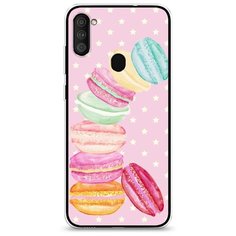 Силиконовый чехол "Пирамидка макарони" на Samsung Galaxy M11 / Самсунг Галакси М11 Case Place