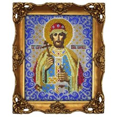 Набор для вышивания бисером "Святой Борис", 18х23 см, арт. L-36